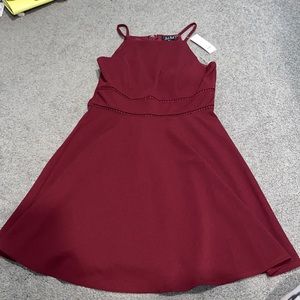 Cranberry/purple dress